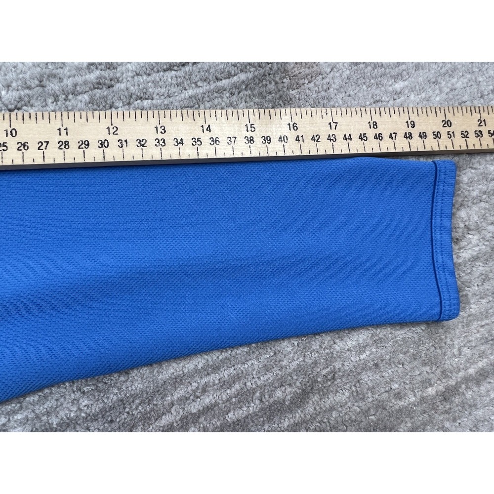 Nike Hoodie Women XS Blue Half Zip Pullover Athletic Long Sleeve Side Stripe - Picture 6 of 12